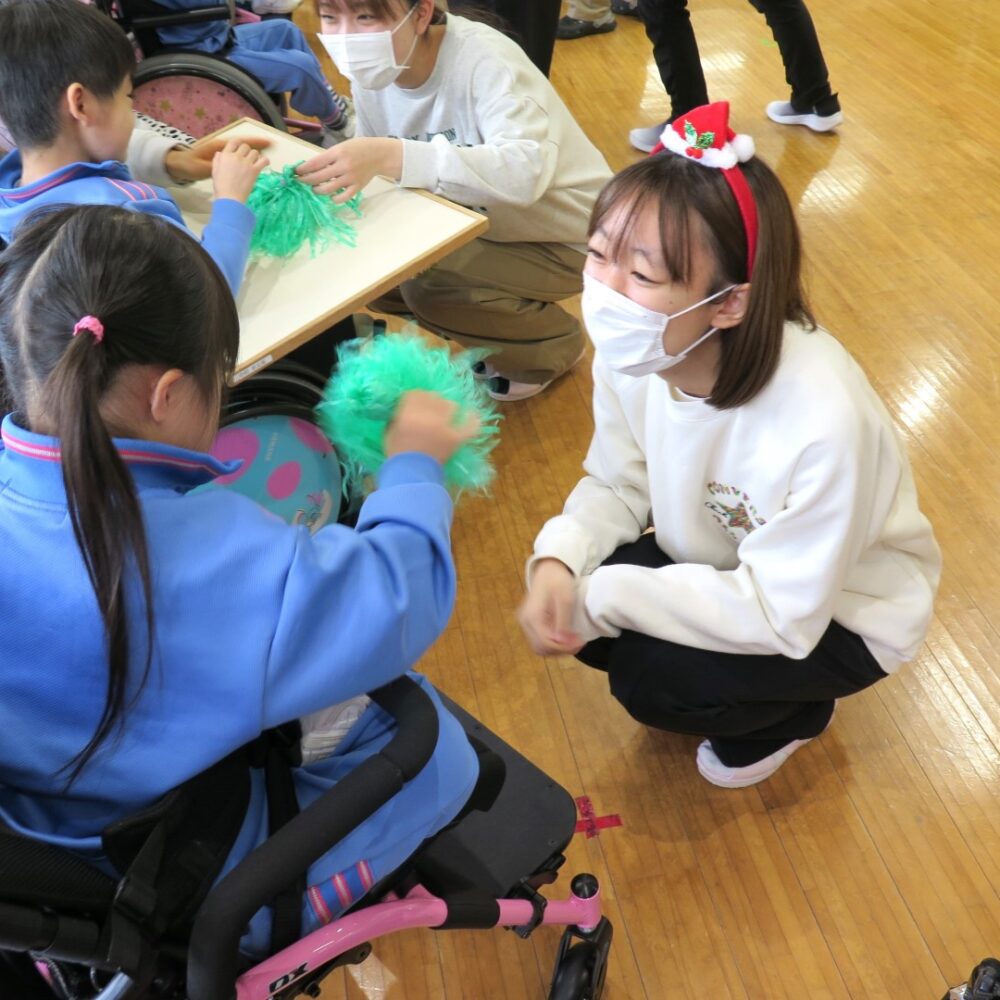 光明支援学校との交流会（1年生）